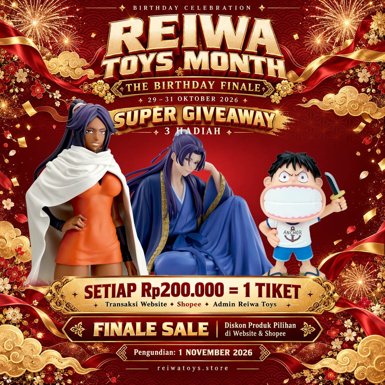 Sampul Reiwa Toys - Birthday Finale Campaig